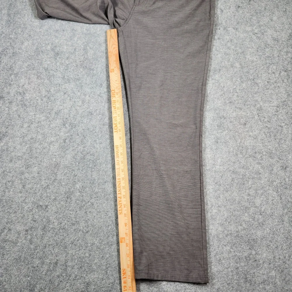 Callaway Mens 36x32 Gray Performance Stretch Golf Pants Flat Front Casual Chino - Picture 6 of 14